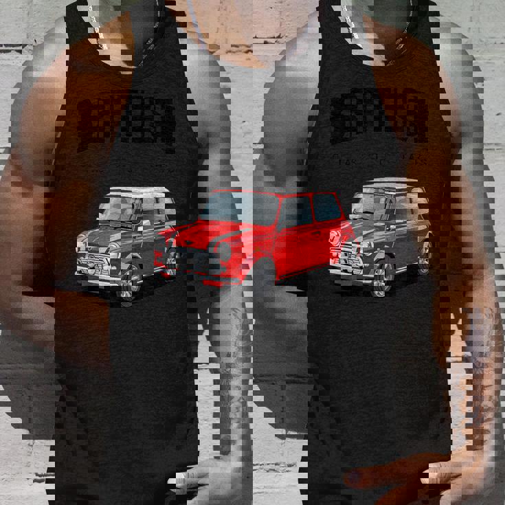 ブリティッシュクラシックカー レッド ミニスポーツカー タンクトップ 彼への贈り物