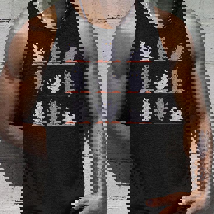 ブリティッシュショートヘアキャット ヨガ タンクトップ 彼への贈り物