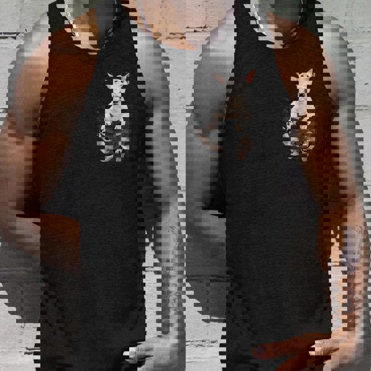 ブルテリア愛好家のためのポケットに入った面白いブルテリア タンクトップ 彼への贈り物