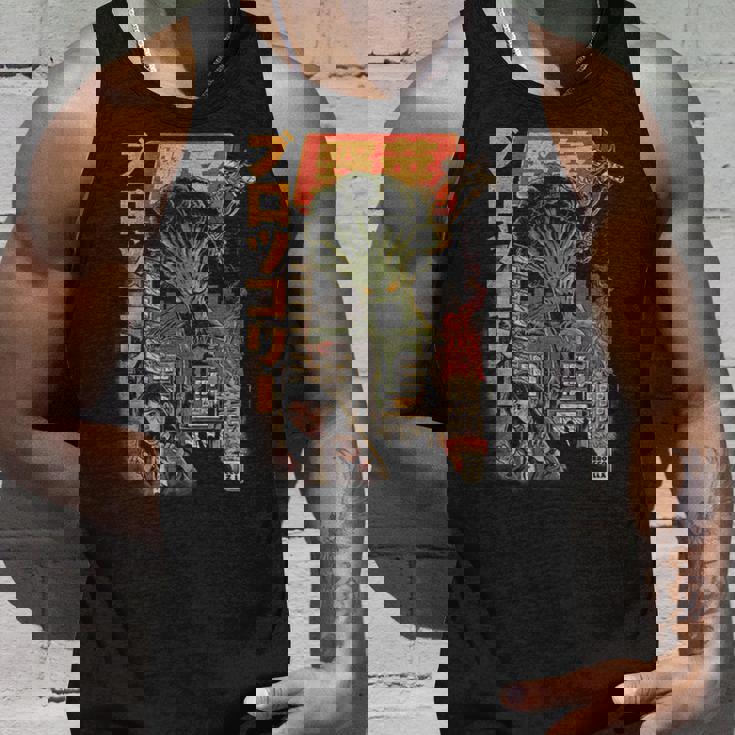 ブロッコジラ ブラックバージョン ブロッコリー タンクトップ 彼への贈り物