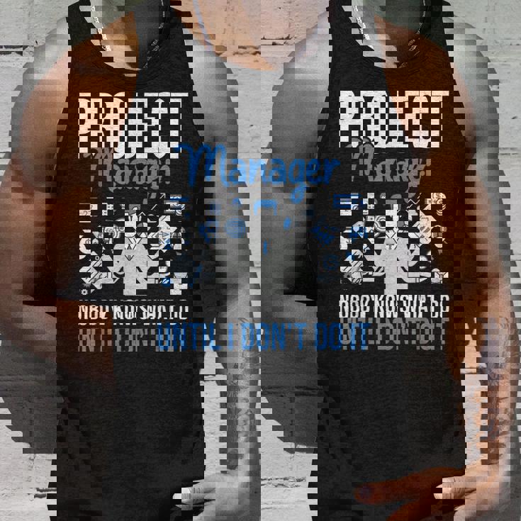 プロジェクトマネージャー Nobody Knows What I Do プロジェクト計画 タンクトップ 彼への贈り物