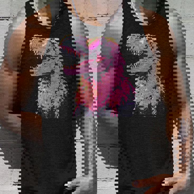 ヘアリー T-Rex パステルゴス ティラノサウルス 恐竜 サングラス タンクトップ 彼への贈り物