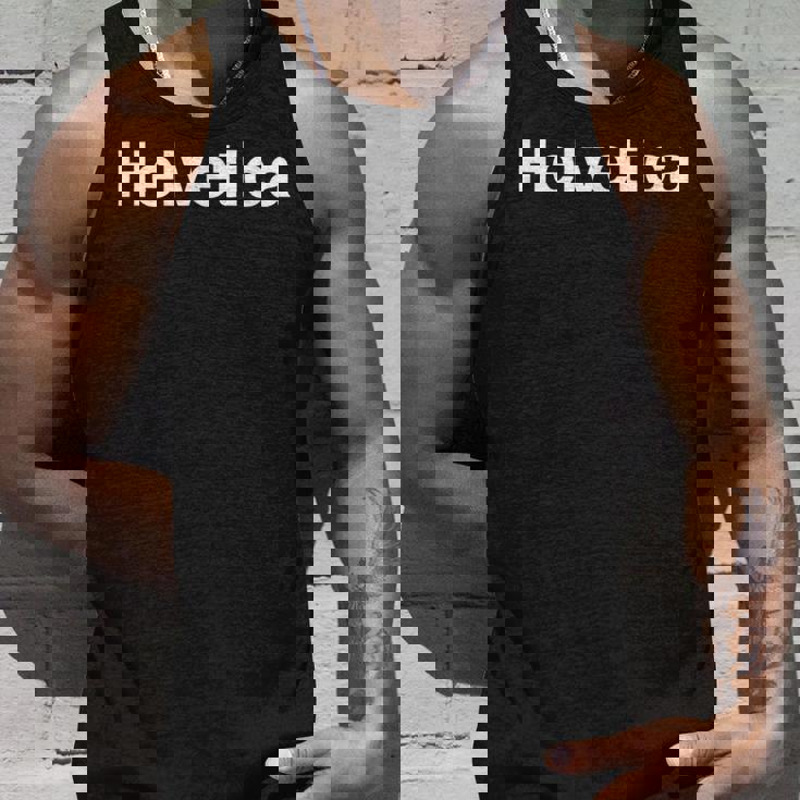 ヘルベチカ ミニマリスト エステ ヘルベチカ フォント 書体 行書体 タンクトップ 彼への贈り物