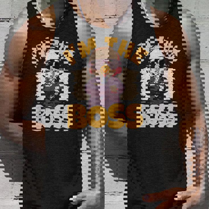 ベイビー・ボス「アイム・ザ・ボス」ライク・ア・ボス・キッズ タンクトップ 彼への贈り物