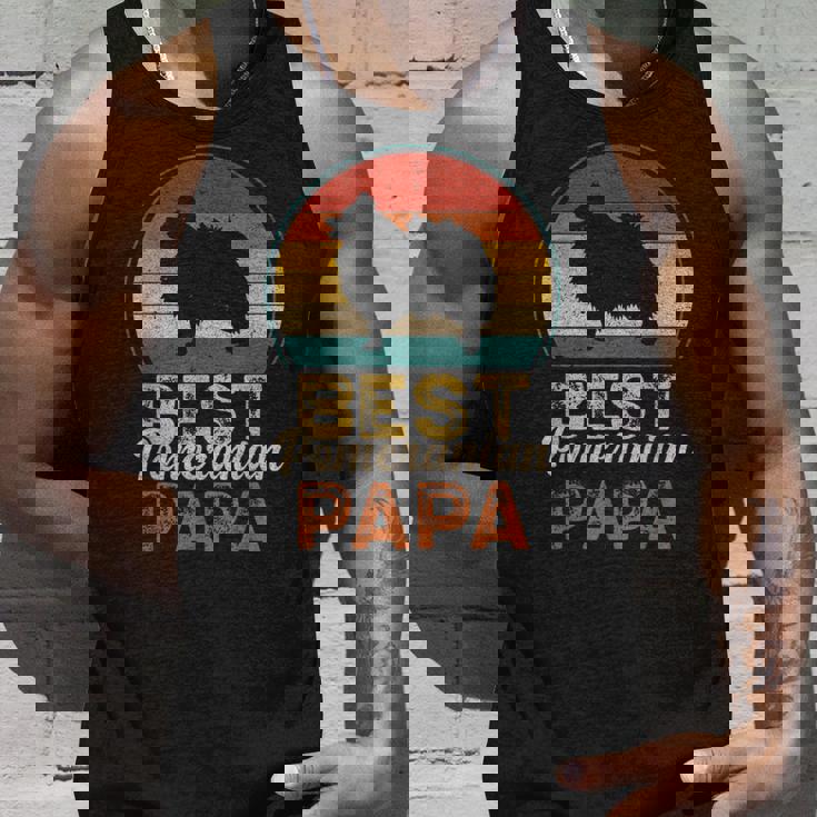 ベスト・ポメラニアン・パパ 父の日 ポム・ドッグ タンクトップ 彼への贈り物