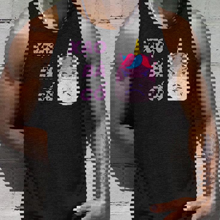 ベトナム ベトナム語 ベトナムの言葉 ザオバーコー 面白いジョーク 嘘つき ユニコーン タンクトップ 彼への贈り物