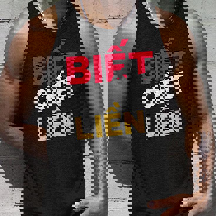 ベトナム ベトナム語 ベトナムの言葉 ビエット・チェット・リエン もし私が知ったら死ぬ タンクトップ 彼への贈り物