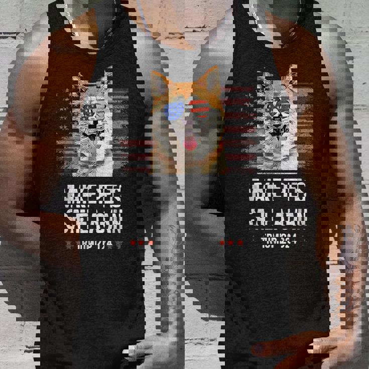 ペットを再び安全に 秋田犬 トランプ 2024 タンクトップ 彼への贈り物