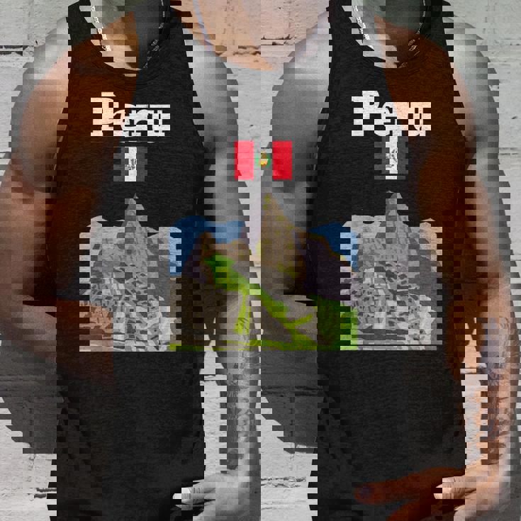 ペルー お土産 インカ マチュピチュ ペルー国旗 アンデス山脈 タンクトップ 彼への贈り物