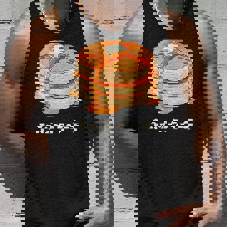 ホットケーキ パンケーキ バター はちみつ イラスト 喫茶店 洋菓子 レトロ 水彩 綺麗 かわいい おしゃれ タンクトップ 彼への贈り物