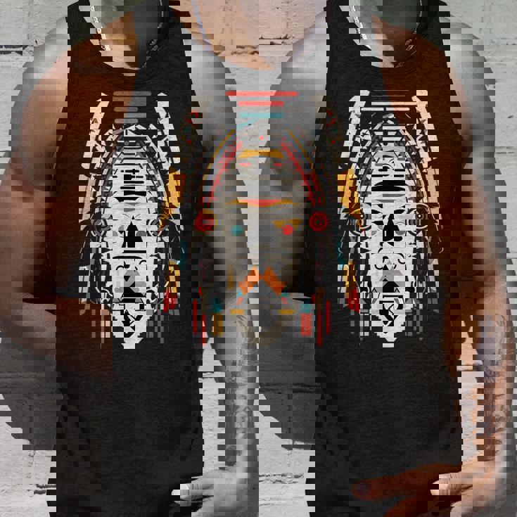 ホピ族アート シャーマン ネイティブ南西アメリカ インディアン スタイル タンクトップ 彼への贈り物