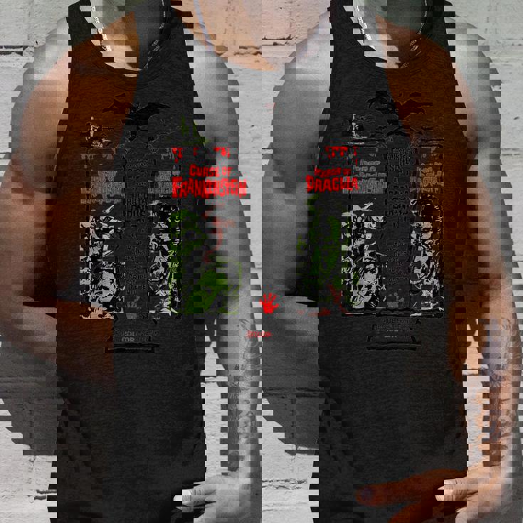 ホラー映画 ヴィンテージ ドラキュラ ハロウィン モンスター フランケンシュタイン タンクトップ 彼への贈り物