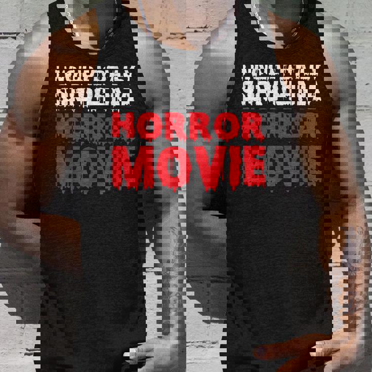 ホラー映画なら絶対生き残るよ タンクトップ 彼への贈り物