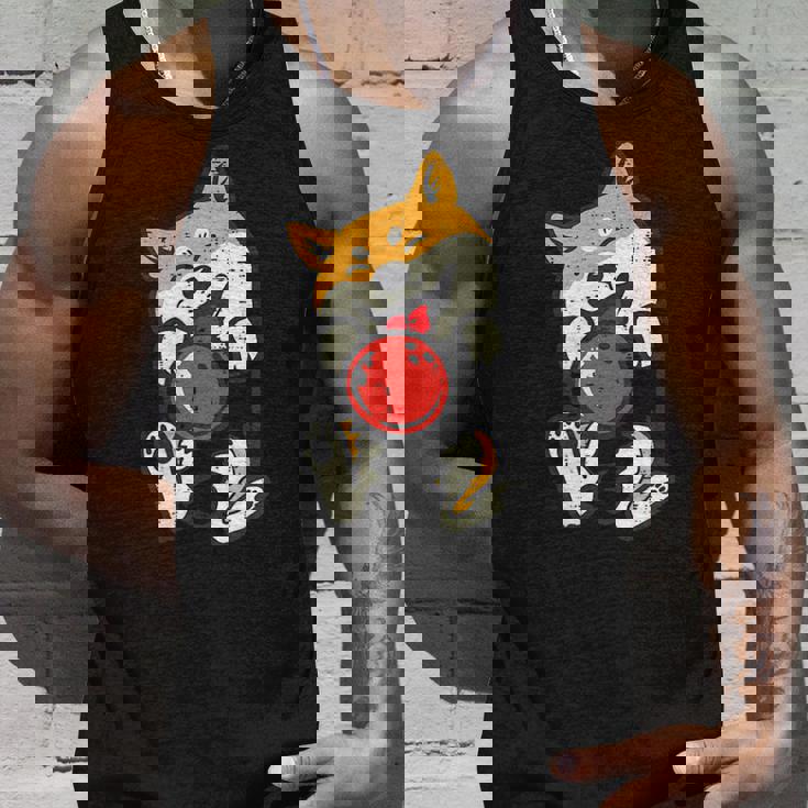 ボウリング 柴犬 犬 ポケット カワイイ ボウラー メンズ レディース キッズ タンクトップ 彼への贈り物