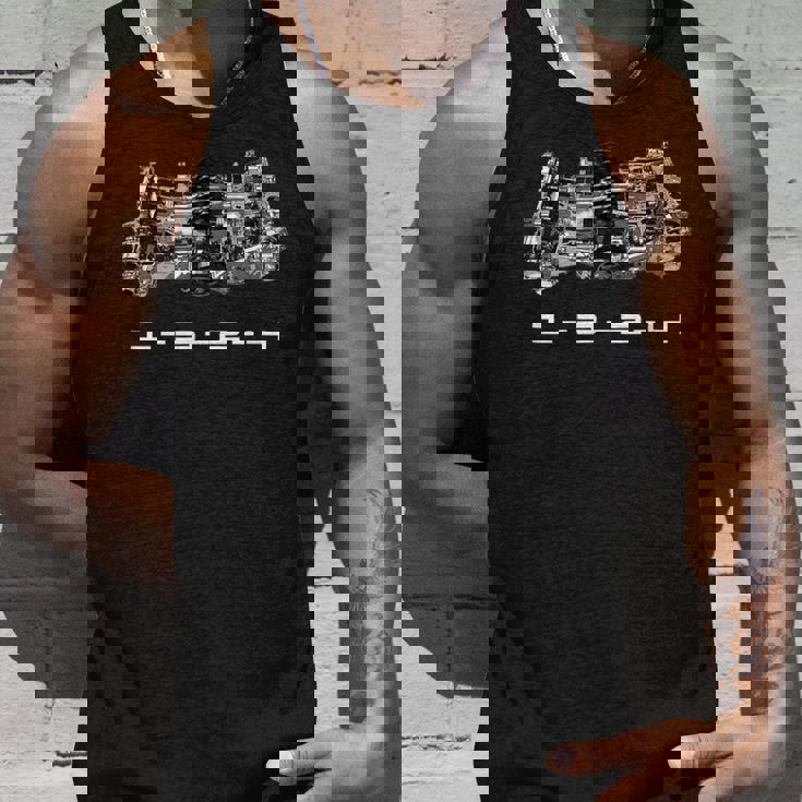 ボクサー エンジン 4気筒 発火 オーダー 自動車愛好家 タンクトップ 彼への贈り物