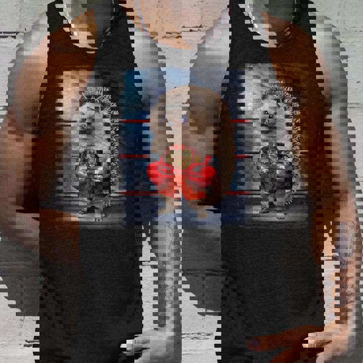 ボクシングチャンピオン ハリネズミファイター タンクトップ 彼への贈り物