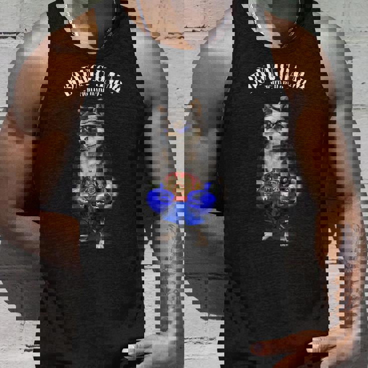 ボクシングチャンピオン ブラック柴犬ファイター タンクトップ 彼への贈り物