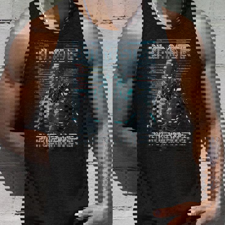 ボットマスタープログラマーaiロボット タンクトップ 彼への贈り物