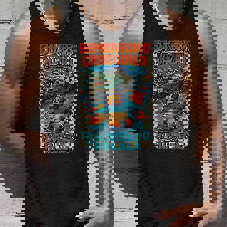ボンバルディーロクロコダイロs トラレロトララーラ-イタリアンブレインロット タンクトップ 彼への贈り物