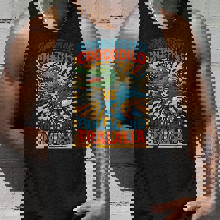 ボンバルディーロクロコダイロs トラレロトララーラ-イタリアンブレインロット タンクトップ 彼への贈り物