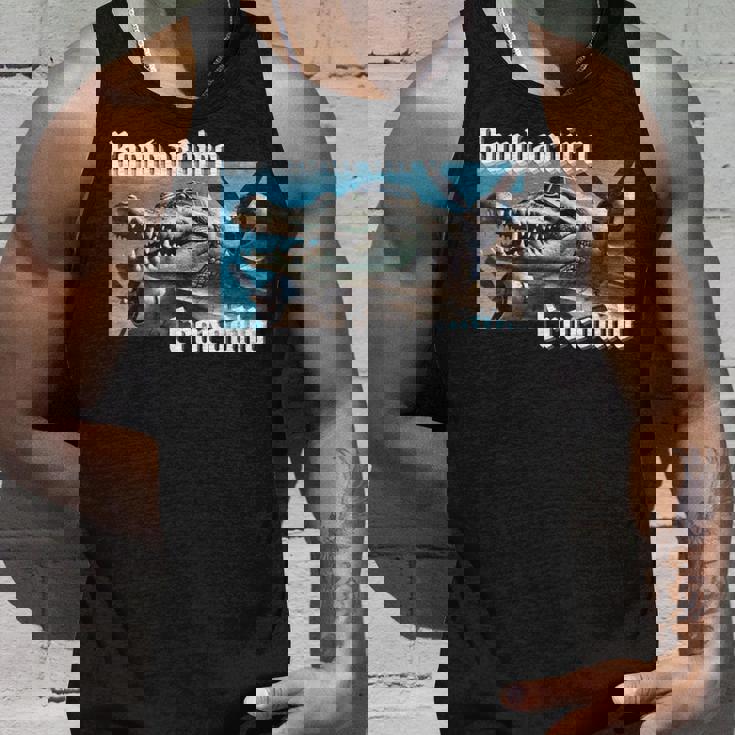 ボンバルディーロボンバルディーノクロコダイル面白いイタリアンブレインロットミーム タンクトップ 彼への贈り物