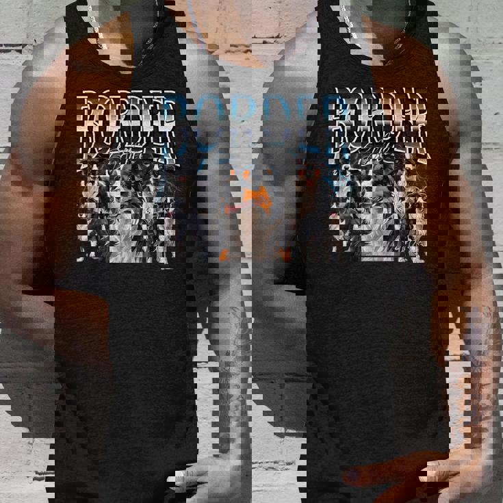 ボーダーコリー 犬 90年代 ブーツレッグ グランジ ラップ グッズスタイル タンクトップ 彼への贈り物