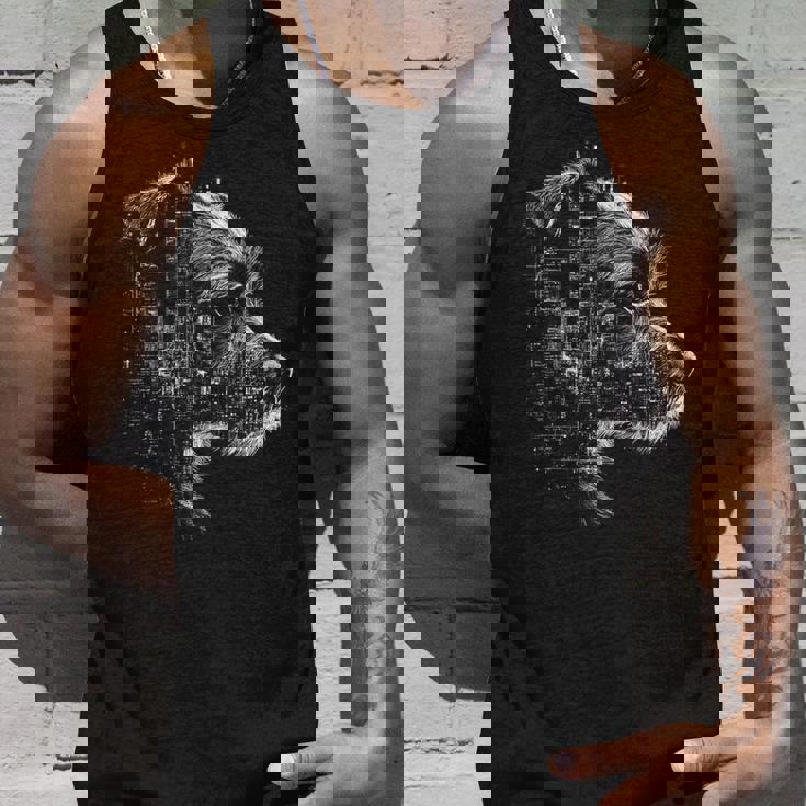 ボーダーテリア 犬 モチーフ ペット イラスト ボーダーテリア タンクトップ 彼への贈り物