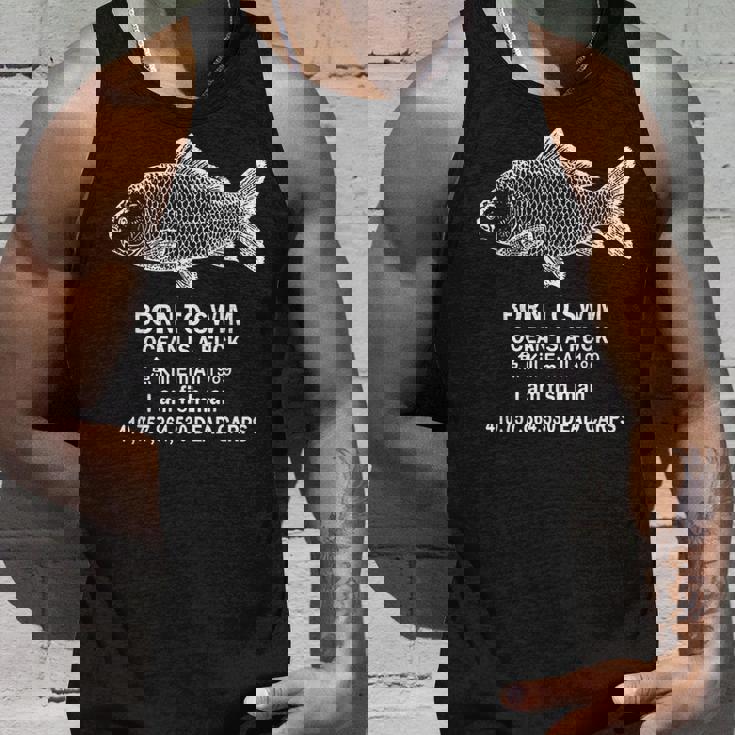 ボーン・トゥ・スイム・オーシャン・イズ・ア・ファック・キル・エム・オーシャン 1989 タンクトップ 彼への贈り物