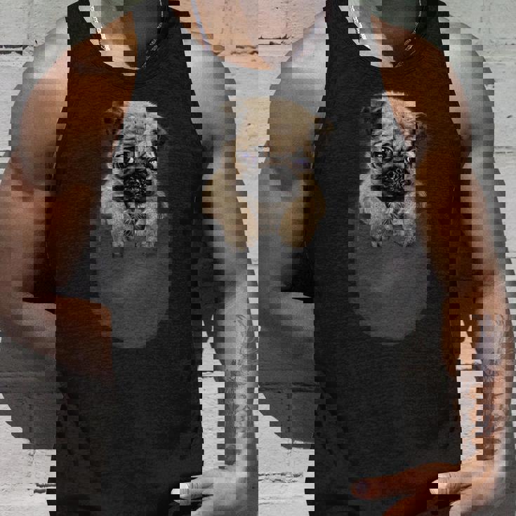 ポケット パグ 犬 タンクトップ 彼への贈り物