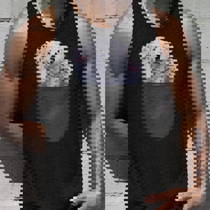 ポケット 北極熊 クマ タンクトップ 彼への贈り物