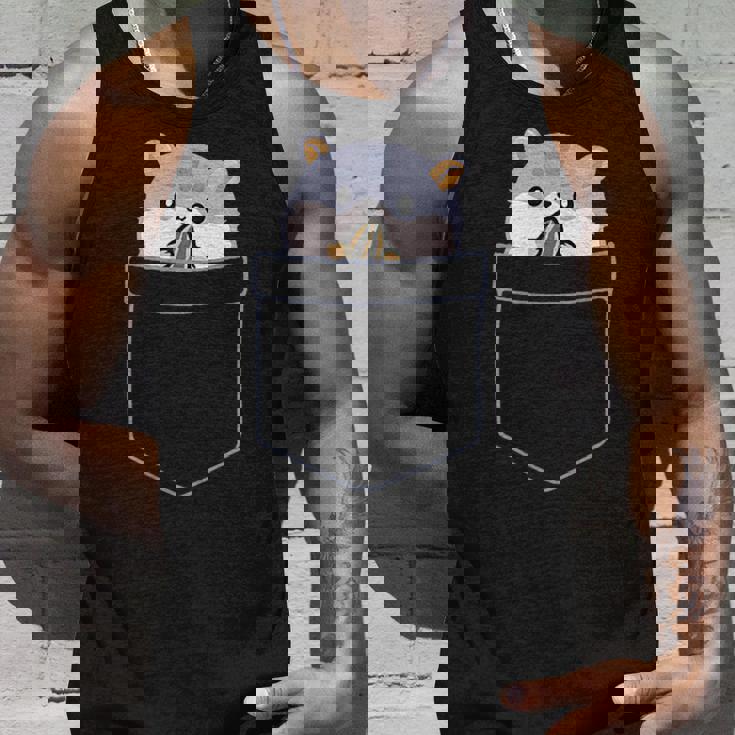 ポケットに入ったハムスター タンクトップ 彼への贈り物