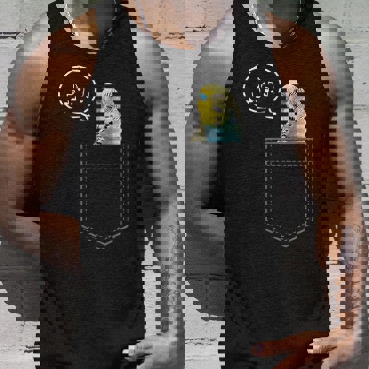 ポケットインコのセキセイインコ 面白くてかわいいセキセイインコ 鳥の飼い主 タンクトップ 彼への贈り物