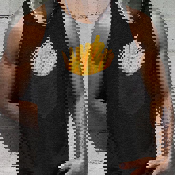 ポケットフライドポテト 胸にチップス フライドポテト タンクトップ 彼への贈り物