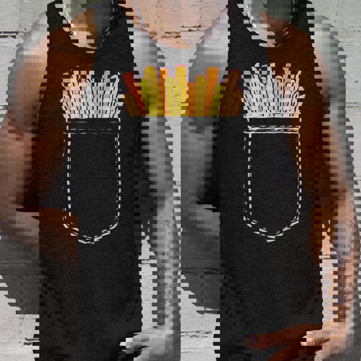 ポテト ポケット ポケットにポテト フライドポテト おもしろ ポテト好き タンクトップ 彼への贈り物