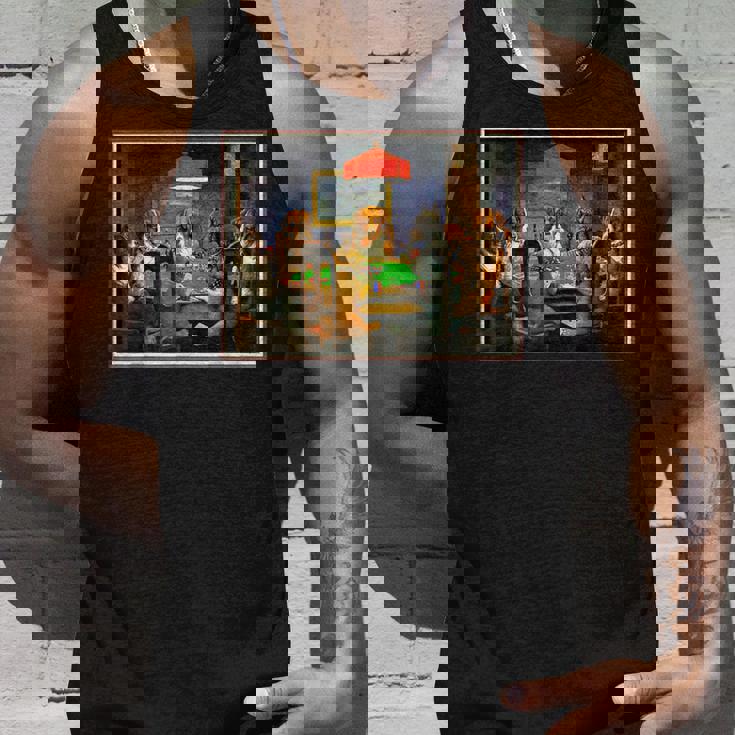 ポーカーをする犬 カード 絵画 タンクトップ 彼への贈り物