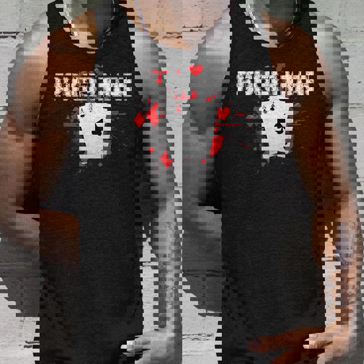 ポーカーマン、ポーカープレイヤー。 タンクトップ 彼への贈り物