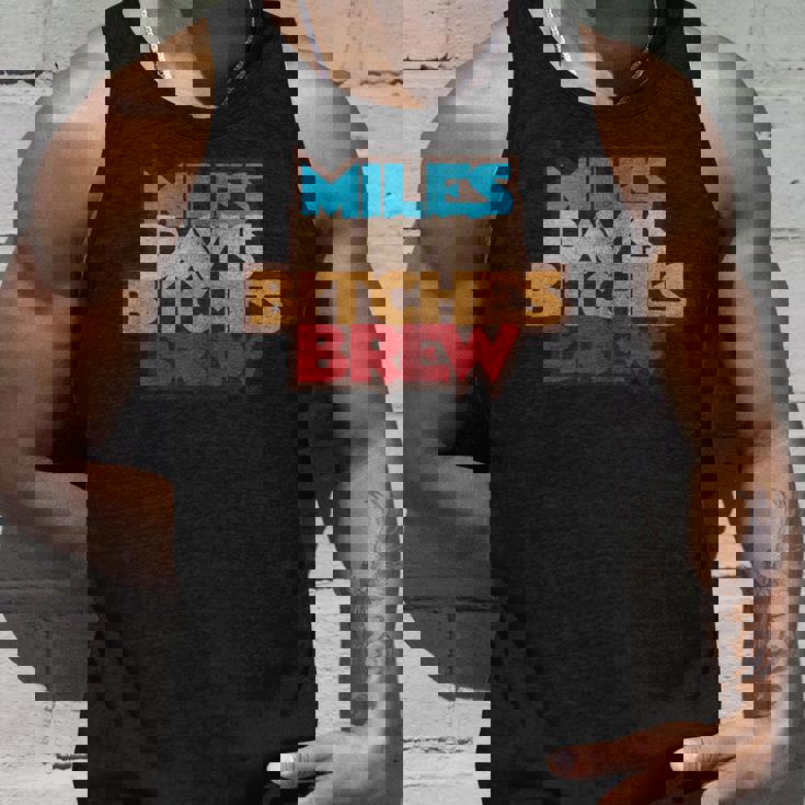 マイルス・デイビス・ビッチズ・ブリュー・ディストレストッド 長袖tシャツ タンクトップ 彼への贈り物