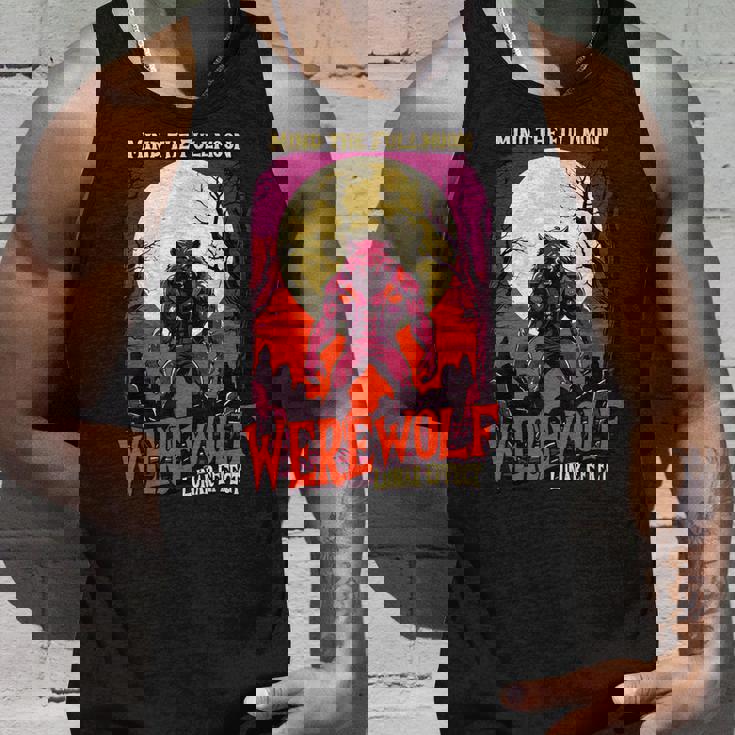 マインド・ザ・フルムーン 人狼 ハロウィン 不気味な人狼 タンクトップ 彼への贈り物