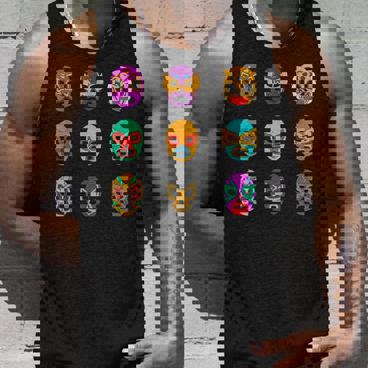 マスク・オブ・レジェンド レトロ・ルチャ・リブレ タンクトップ 彼への贈り物