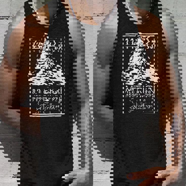 マッターホルン山 ツェルマット ハイキング スイス ギフト タンクトップ 彼への贈り物