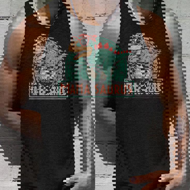 ママサウルス恐竜レトロママのレトロ面白い タンクトップ 彼への贈り物