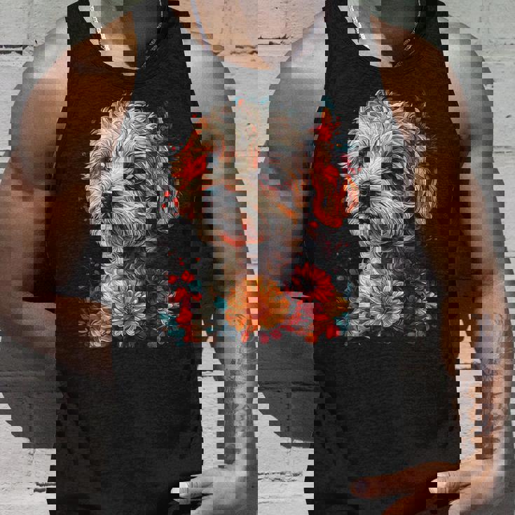 マルチプー犬 グラフィック ペット イラスト マルチプー タンクトップ 彼への贈り物