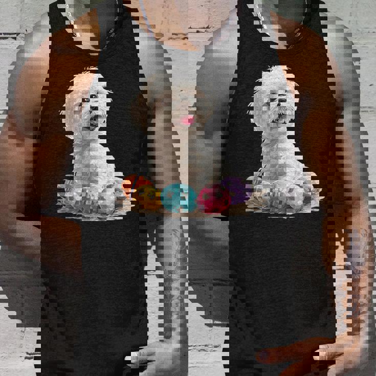 マルチーズ 犬 犬種 ハッピーイースター メンズ レディース キッズ タンクトップ 彼への贈り物