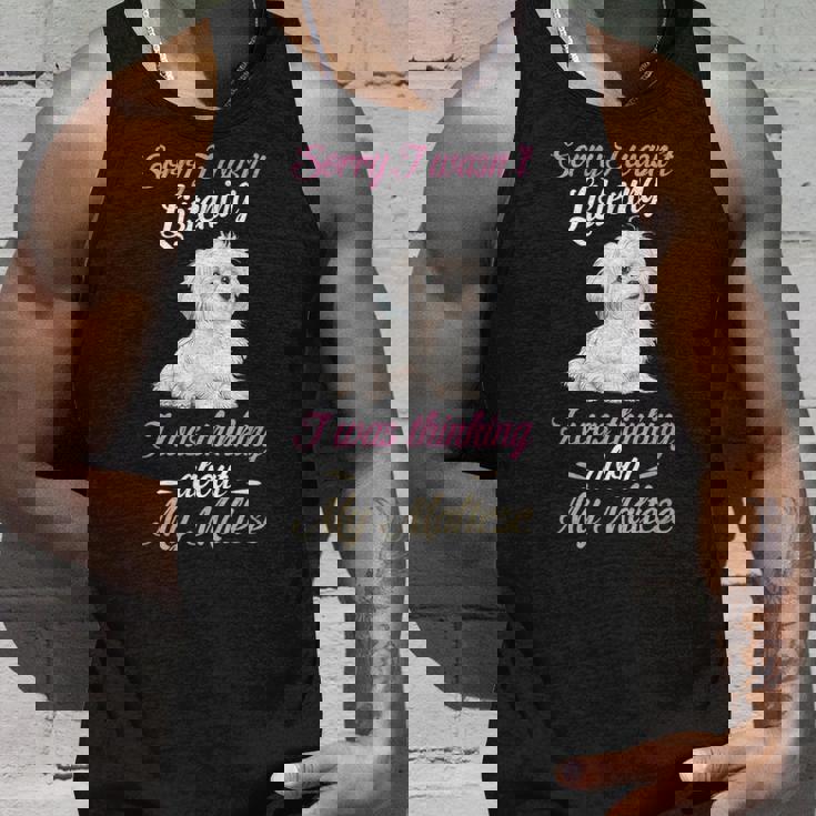 マルチーズすみません、マルチーズ犬の飼い主マルチプーの話を聞いていませんでした タンクトップ 彼への贈り物