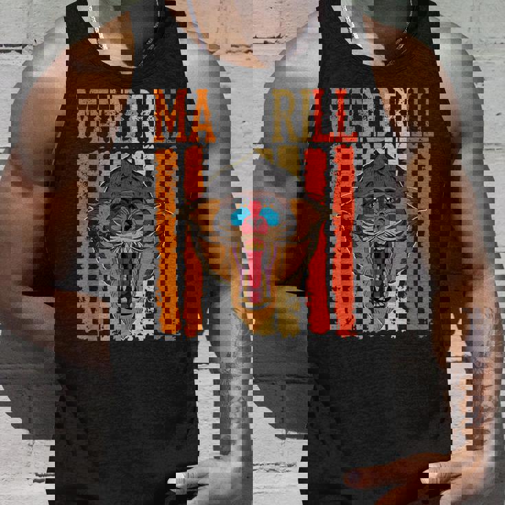 マンドリル 霊長類 マンドリル 動物生物学者 サバンナ動物園 タンクトップ 彼への贈り物