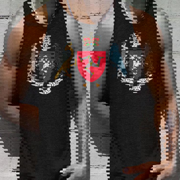 マン島の旗 3本の脚 マンの紋章 タンクトップ 彼への贈り物