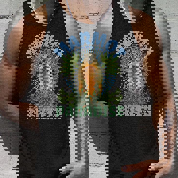 マーモッツキュート-アニマルアースデイマーモット愛好家 タンクトップ 彼への贈り物