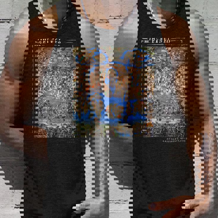 ミケランジェロ 絵画 最後の審判 美術愛好家のために タンクトップ 彼への贈り物