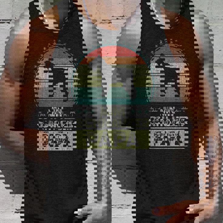 ミニチュアシュナウザー 父の日 ミニチュアシュナウザーパパ タンクトップ 彼への贈り物