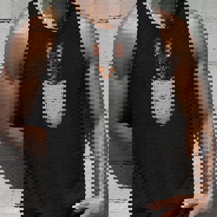 ミニチュア・ピンシャー 胸ポケット みんぴん タンクトップ 彼への贈り物